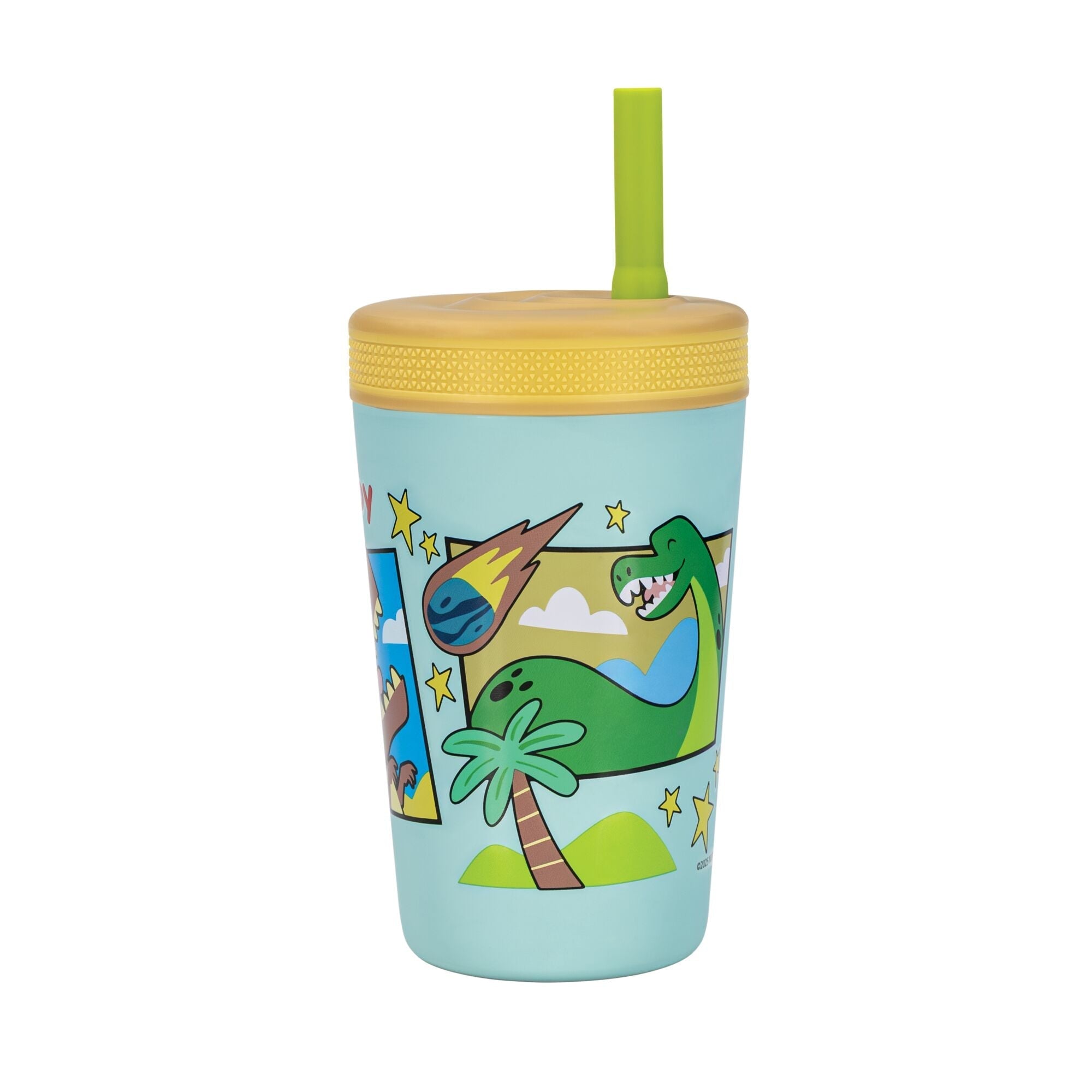 Thirsty Kids Flexstraw Stainless Steel Cup | Dinosaurs (22T3)