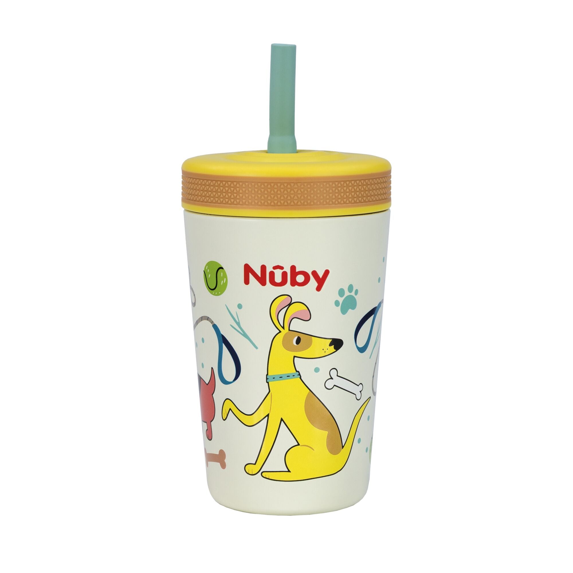 Thirsty Kids Flexstraw Stainless Steel Cup | Dogs (M53S)