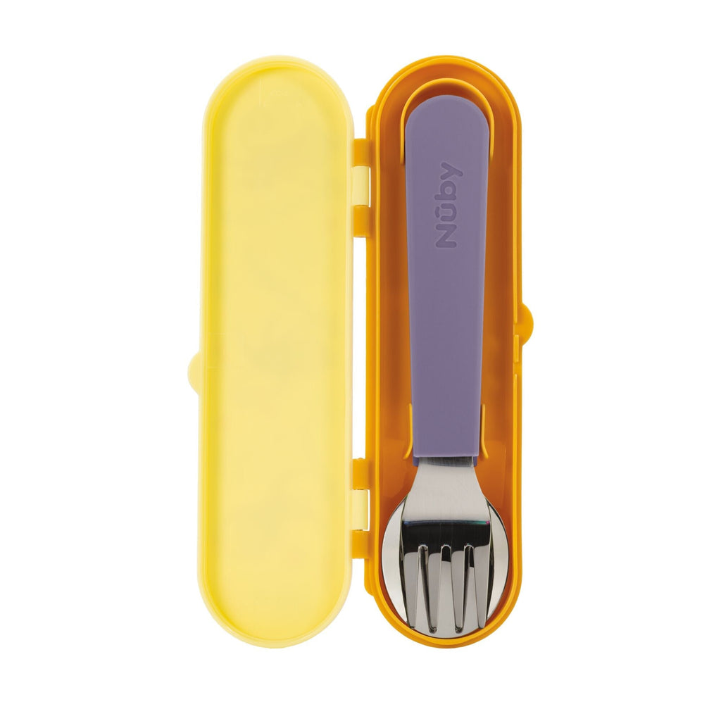 Stainless Steel Toddler Utensil Set | Monkey (6JA3)