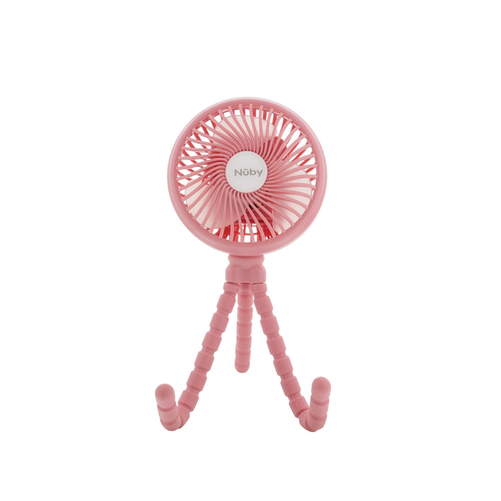 Large LED Stroller Fan | Pink (FDA4)