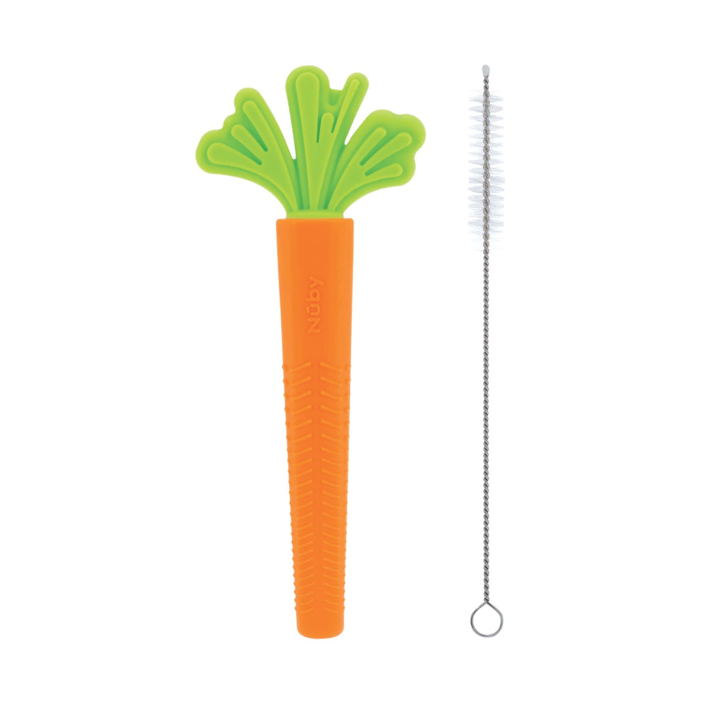 Silicone Carrot Tube Teether (6P79)