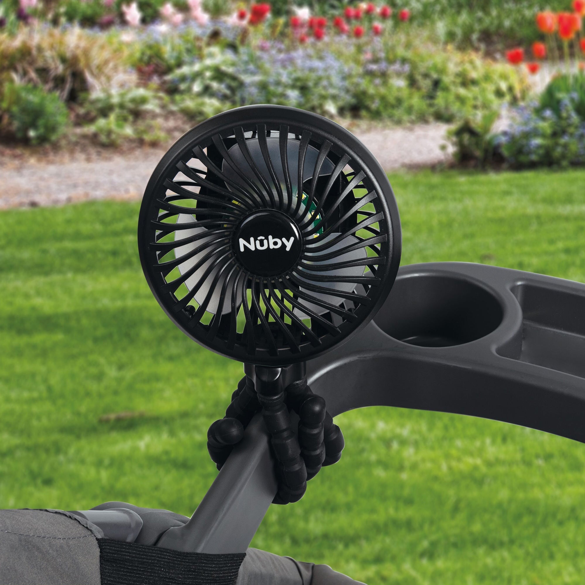 Large LED Stroller Fan | Blue (7VVQ)