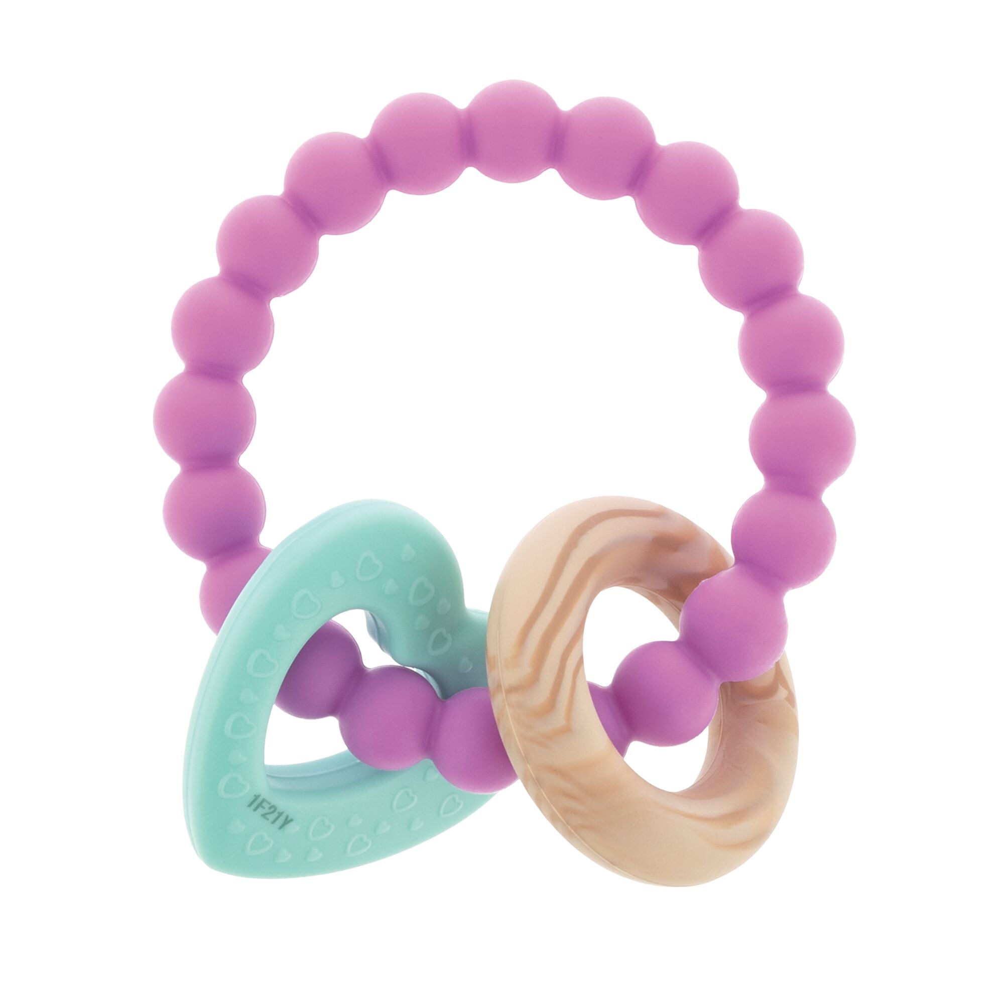 Beaded Silicone Teething Ring (7ANJ)
