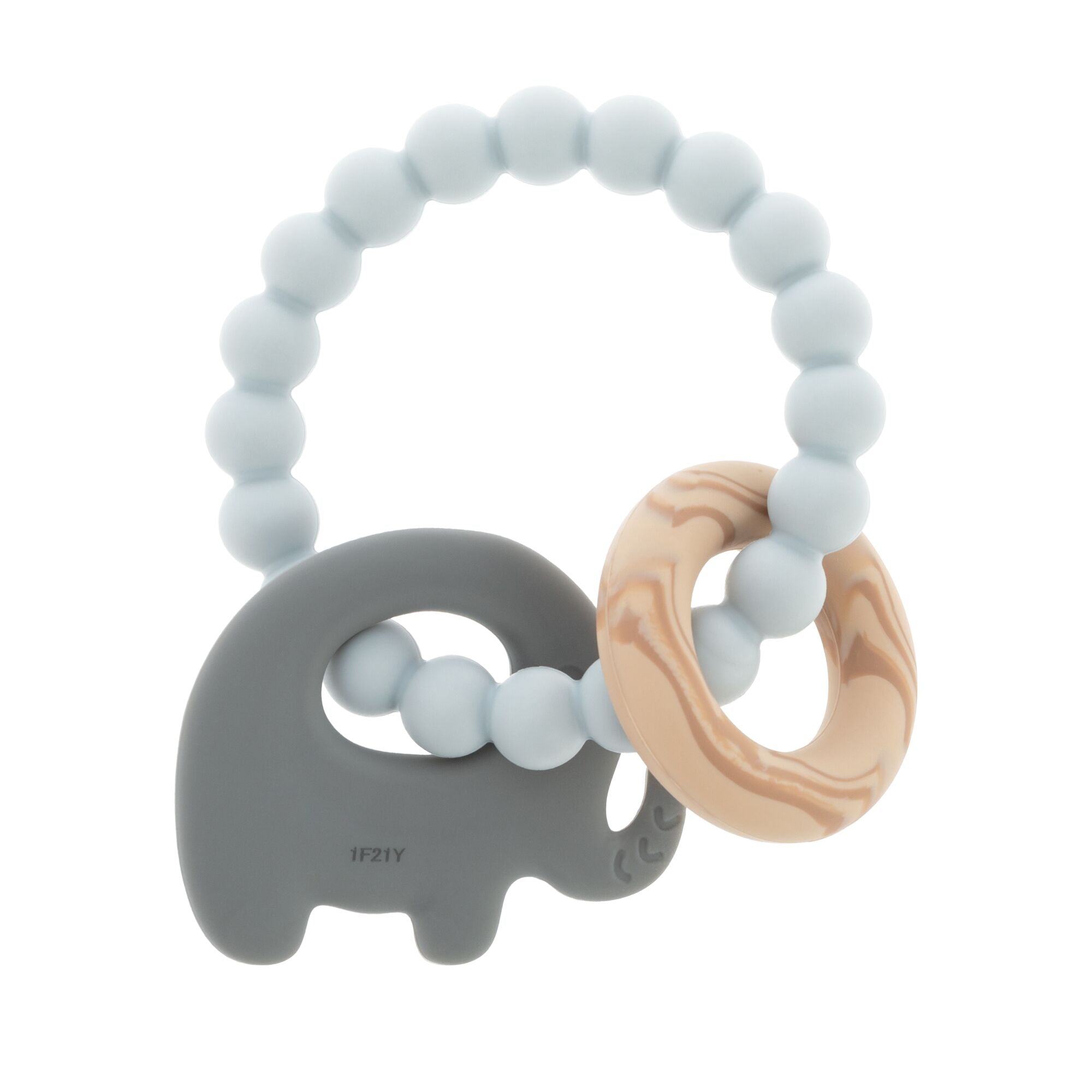 Beaded Silicone Teething Ring (7ANJ)