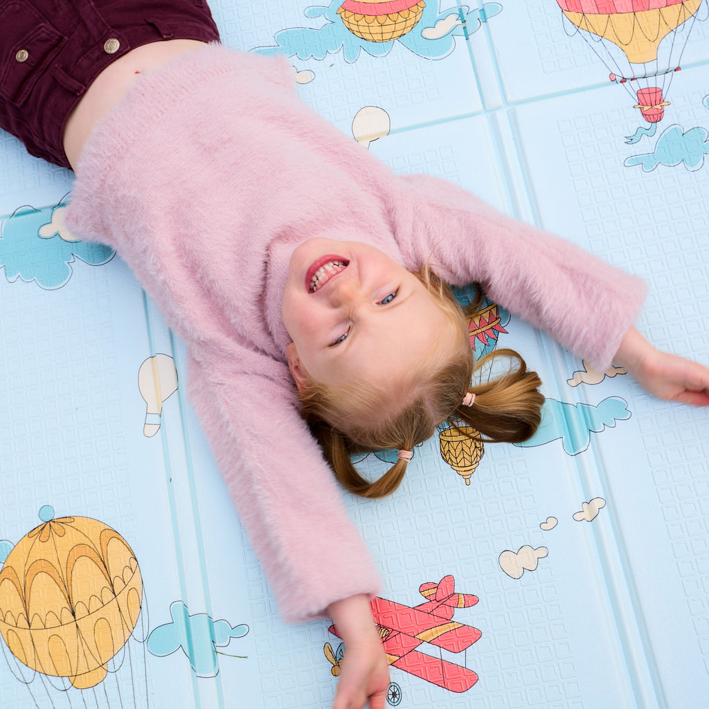 Reversible Floor Mat | Hot Air Balloons (ZVO6)