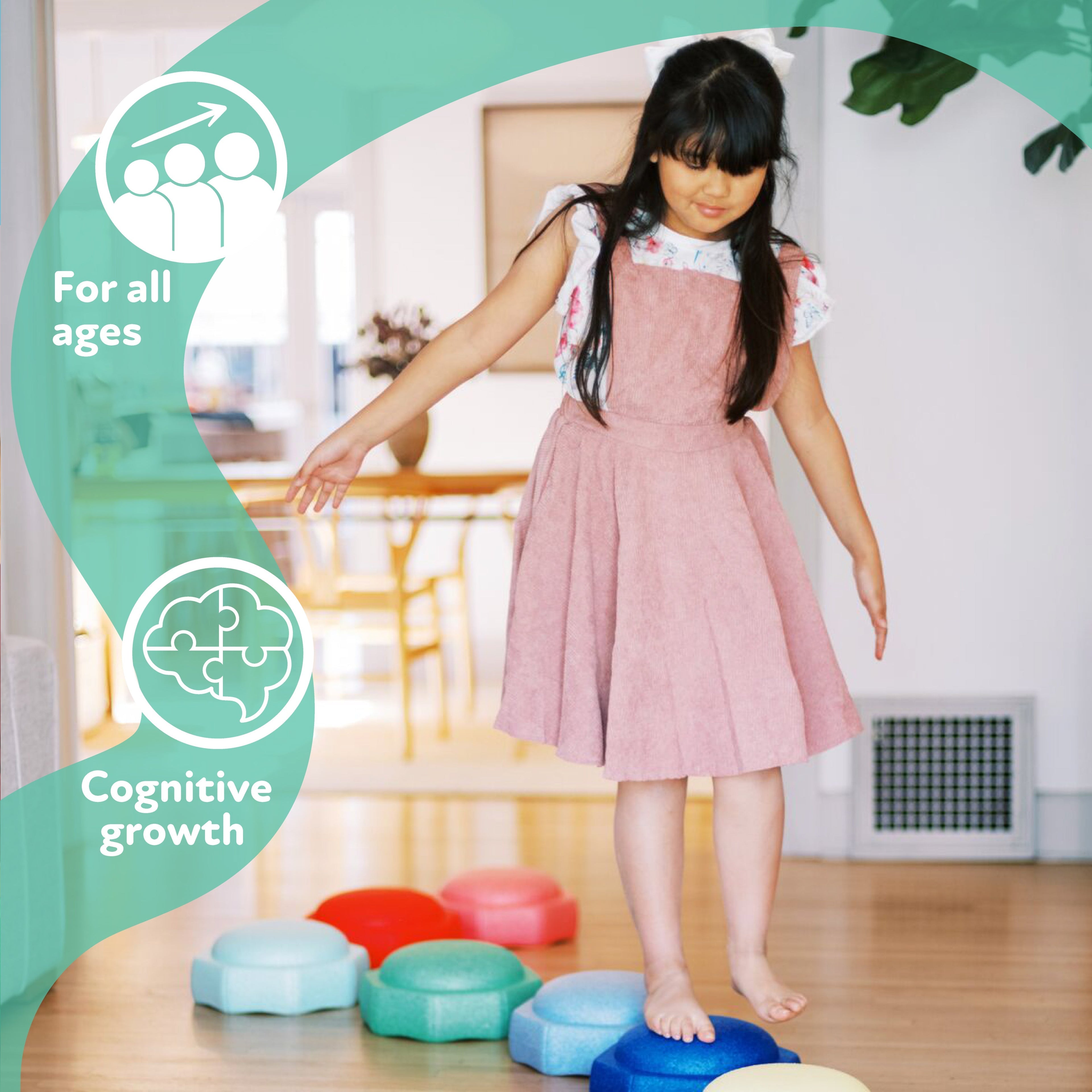 StepPebbles and FREE Balance Board | Primary (VBZ4)