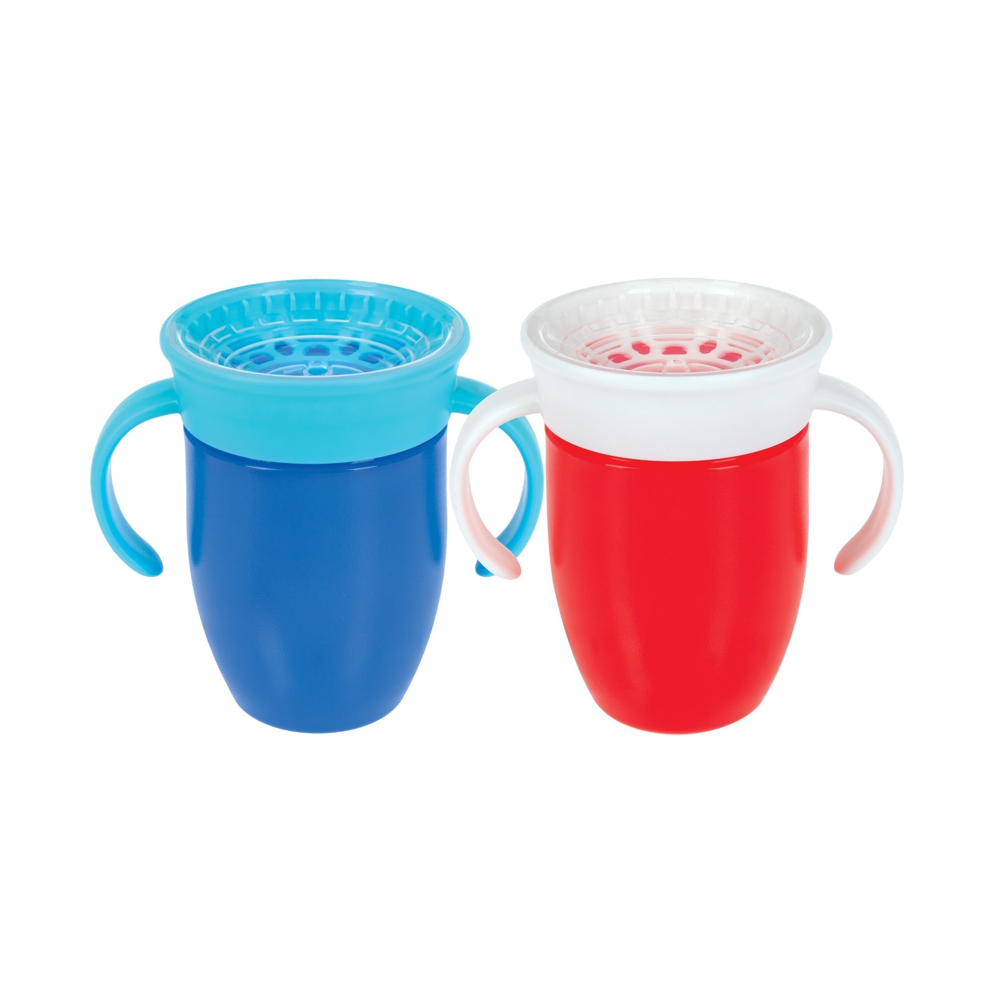 360 Wonder Cup with Handles (2 Pack - 7 oz) | Blue/Red (98R9)