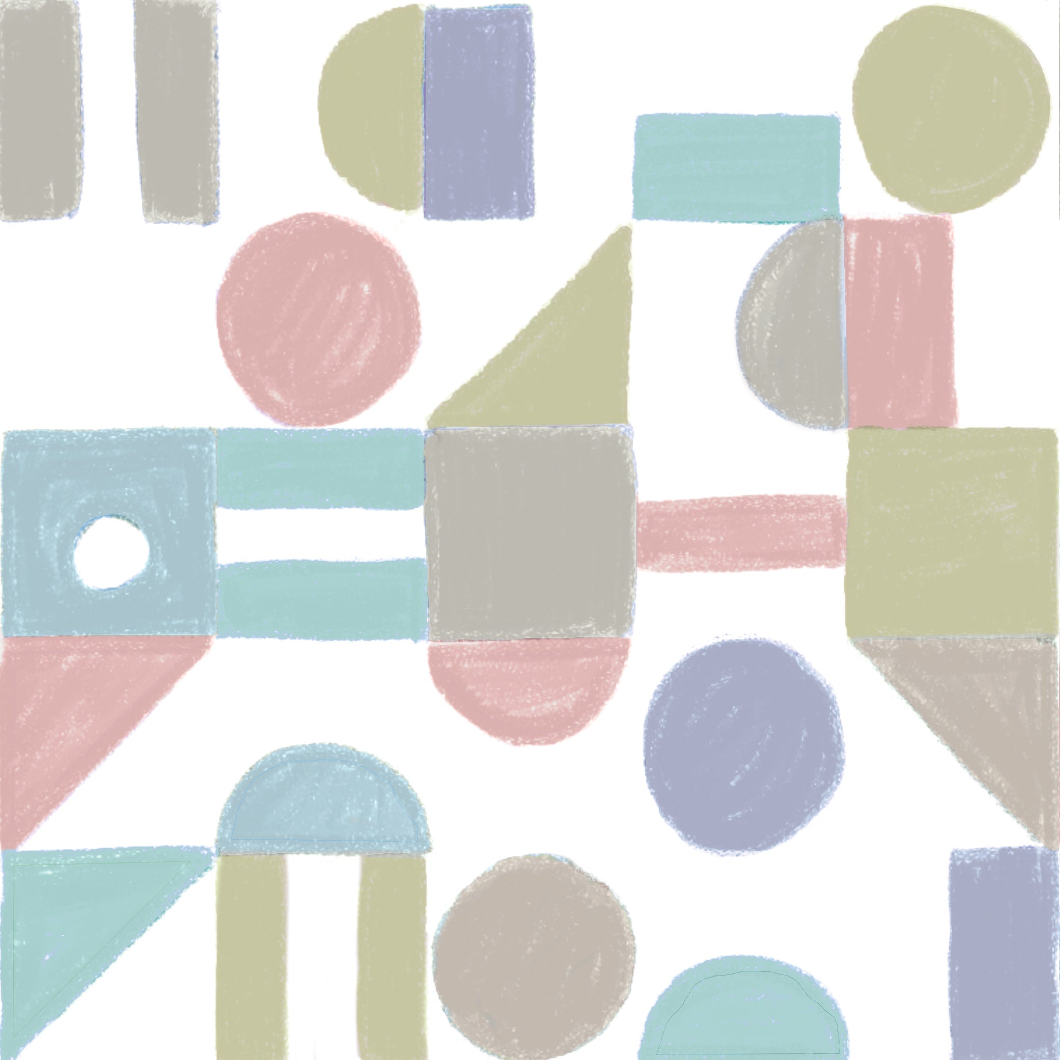 4-in-1 Multi-Use High Chair | White Geometrics (IG7P)