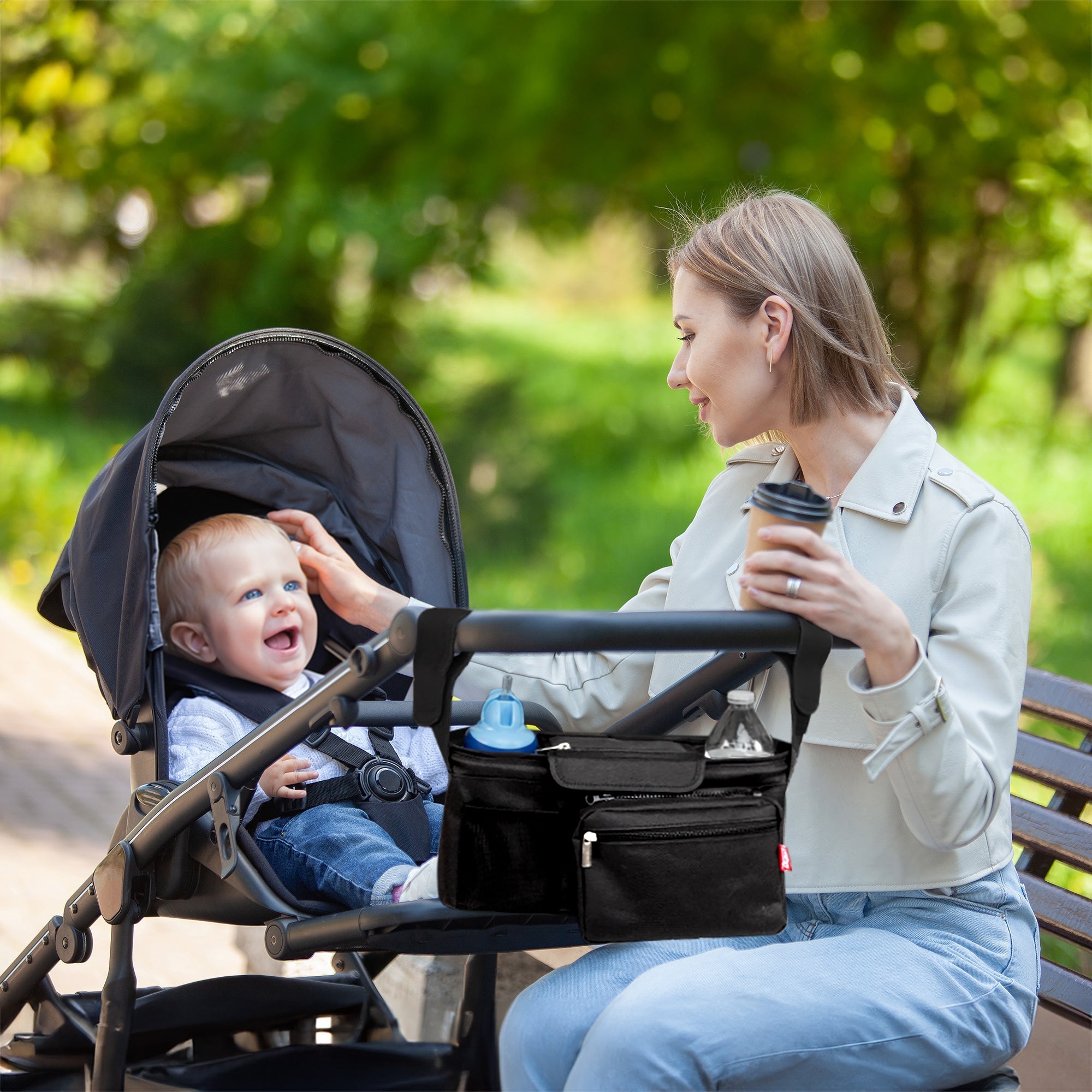 Deluxe Stroller Organizer (4POZ)